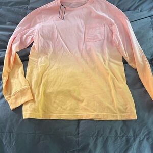 Girl’s Vineyard Vines Pink and Yellow Ombre Tee